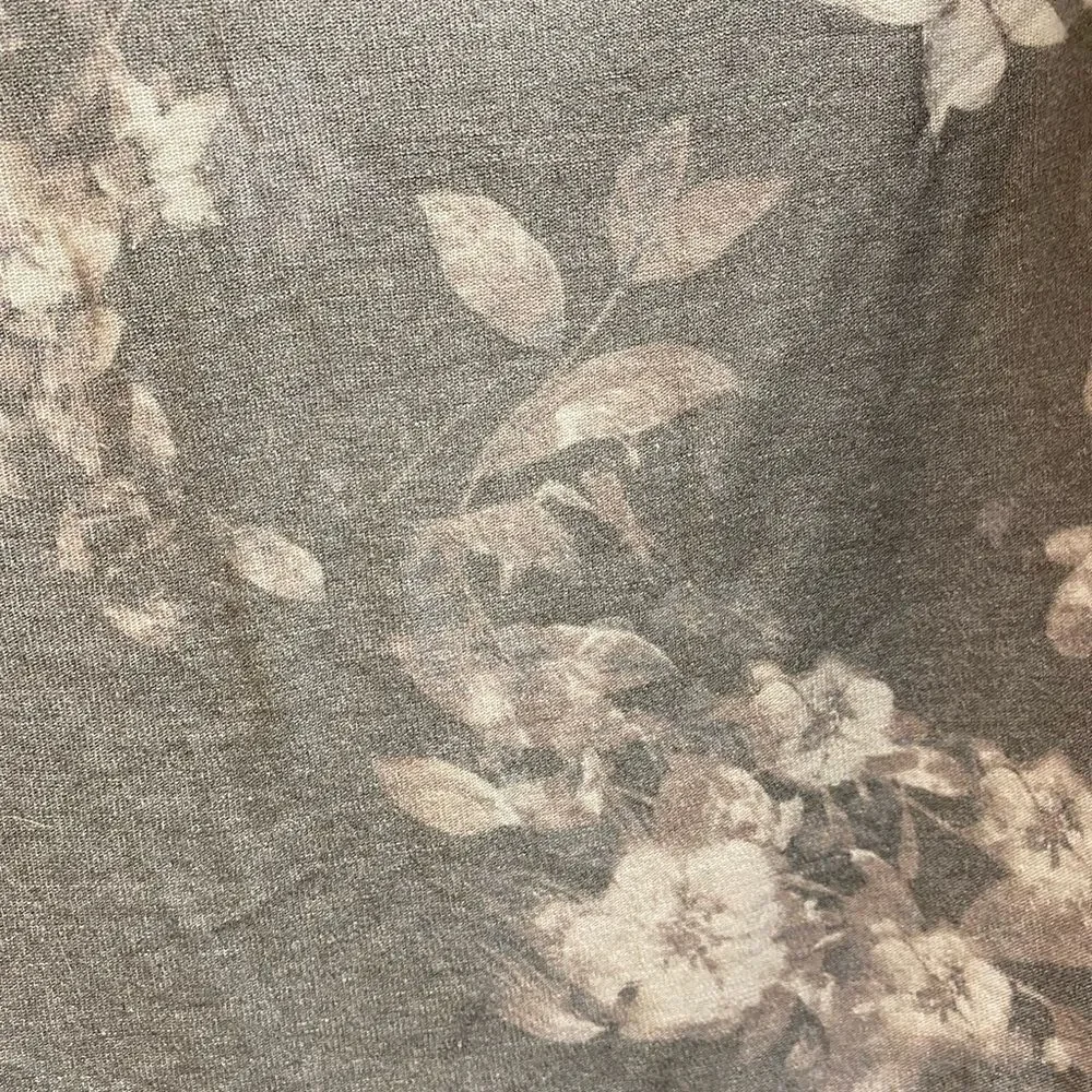 chasor purple and gray floral long sleeve shirt